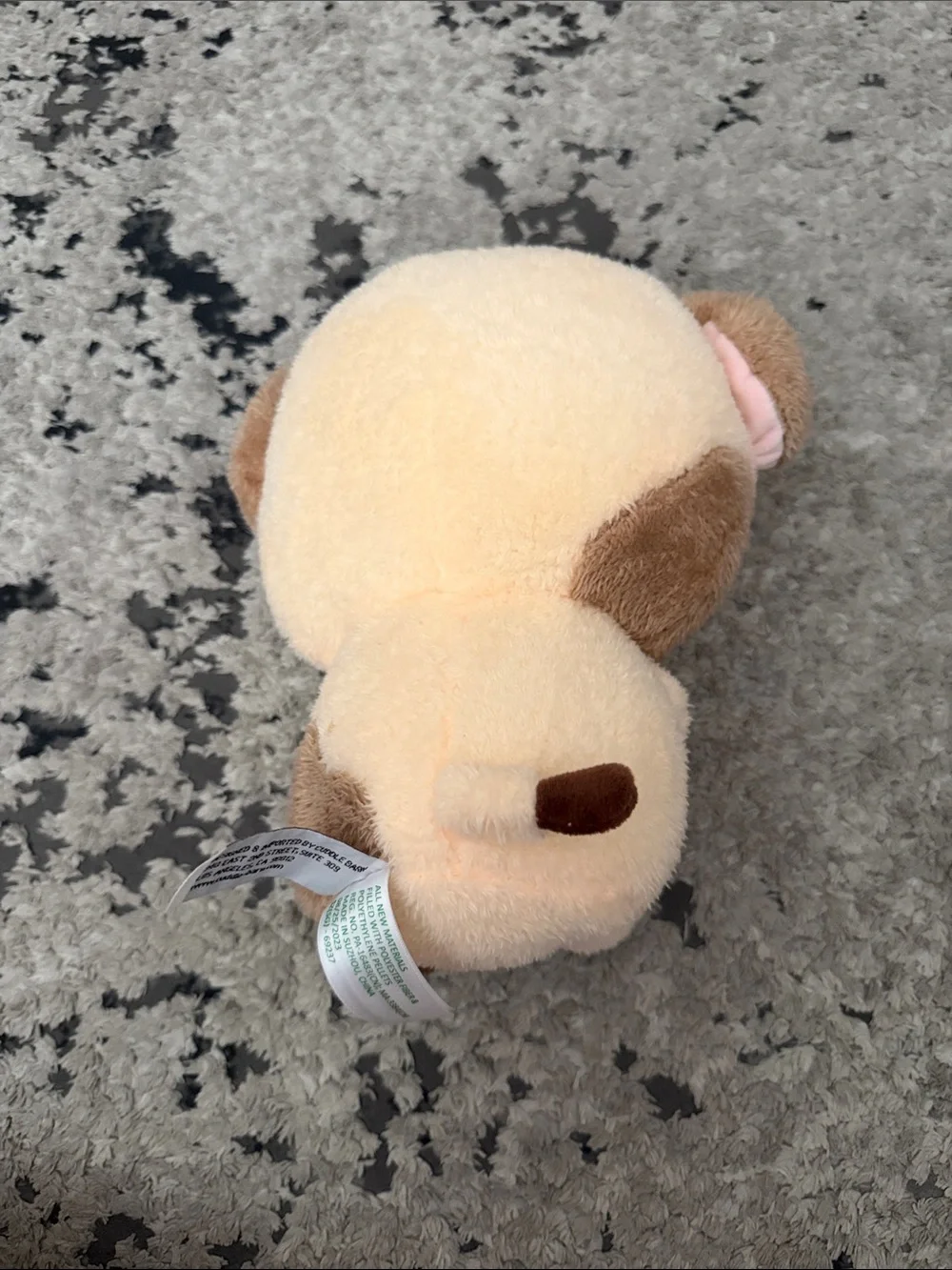 Mocha Cow Plush - Cream and Brown